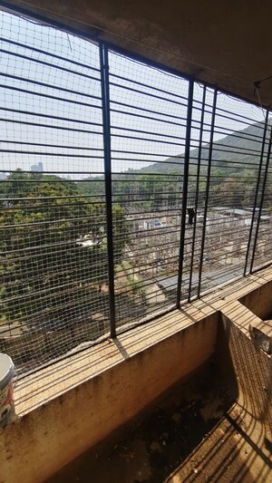 Balcony in 2 BHK Apartment at Kalpataru Hills, Manpada – for Rent