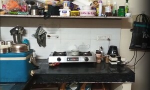 Kitchen in 1 BHK Builder Floor at Dakshinpuri – for Sale