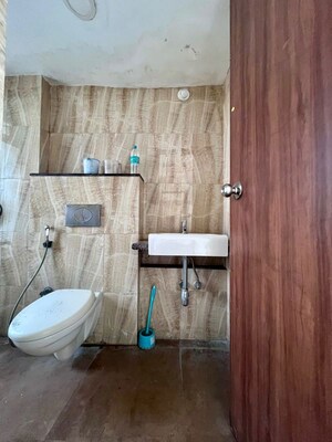 Bathroom in 2 BHK Apartment at Lodha Amara, Kolshet Road – for Rent