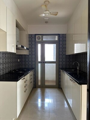 Kitchen in 3 BHK Apartment at Lodha Venezia, Parel – for Rent