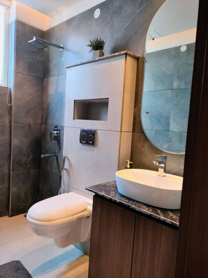 Bathroom in 4 BHK Apartment at GVT Beliston Avenue, Dhakoli – for Sale