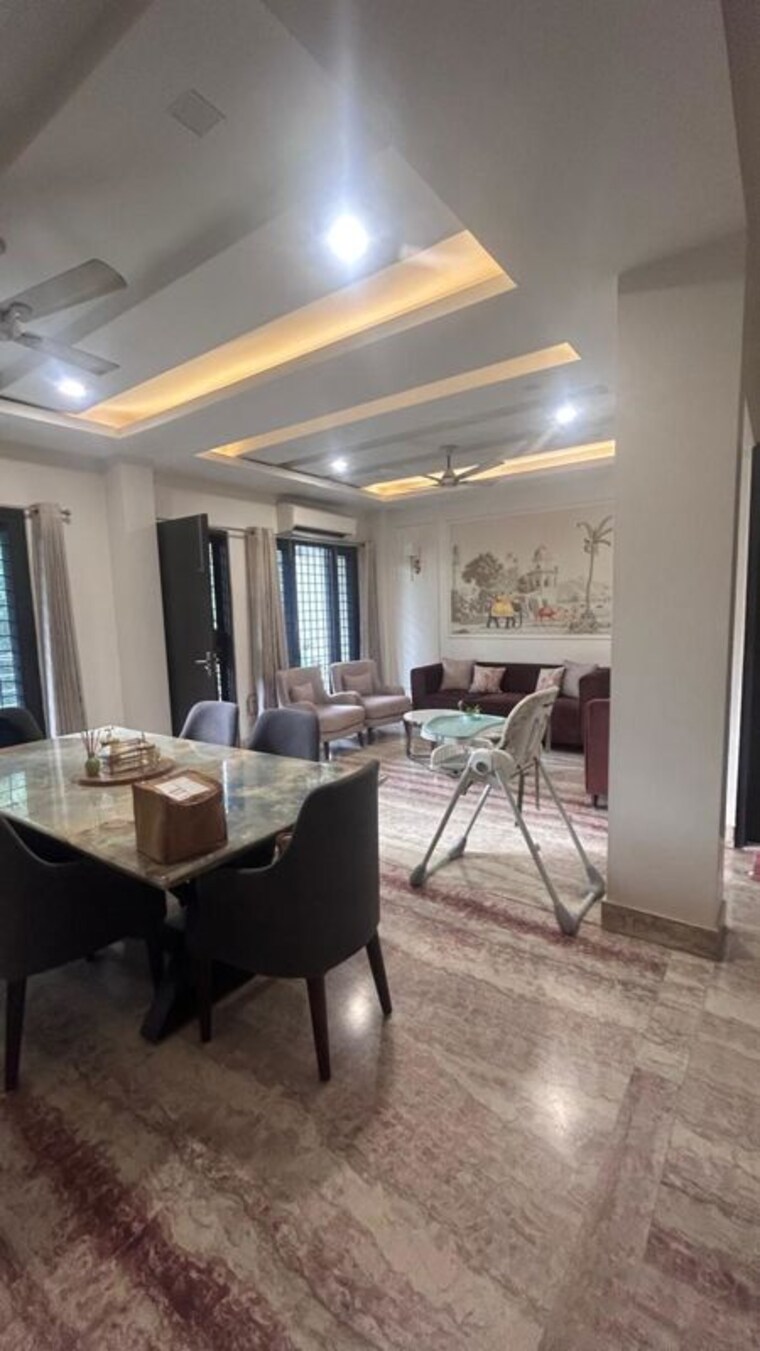 Living Room, sushant lok i 3 Bedroom 215 Sq.Yd. Builder Floor In Sushant Lok I Gurgaon 10787772