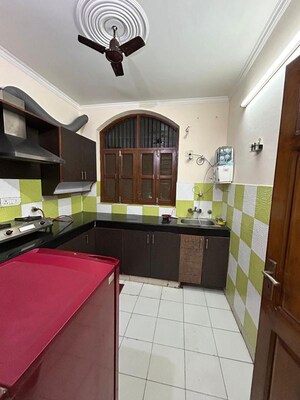Kitchen in 2 BHK Builder Floor at Sushant Lok 2, Sector 57 – for Rent