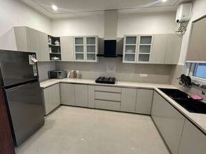 Kitchen in 3 BHK Builder Floor at Aerocity – for Rent