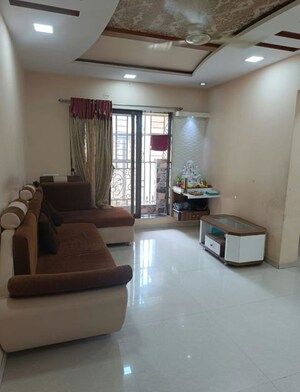 Living Room in 2 BHK Apartment at Cosmos Jewels, Ghodbunder Road – for Rent