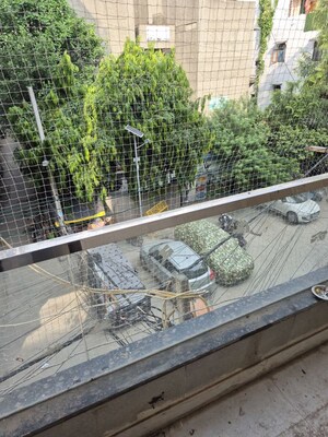 Balcony in 2.5 BHK Builder Floor at Mayur Vihar – for Rent