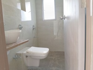 Bathroom in 1 BHK Apartment at Ajmera Boulevard, Malad West – for Rent
