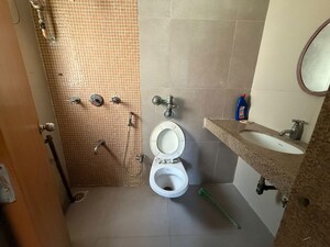 Bathroom in 1 BHK Apartment at Metropolis Bayside, Kasarvadavali – for Rent