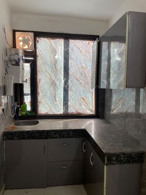 Kitchen in 1 RK Builder Floor at Neb Sarai – for Rent