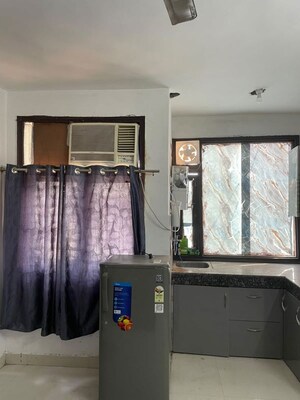 Kitchen in 1 RK Builder Floor at Neb Sarai – for Rent