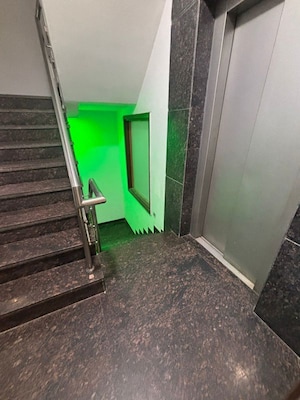Staircase in 3 BHK Builder Floor at Safdarjung Enclave – for Rent