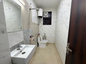 Bathroom in 4 BHK Builder Floor at Vasant Kunj Enclave – for Rent