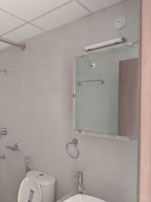 Bathroom in 3.5 BHK Apartment at Bhartiya Nikoo Homes, Thanisandra Main Road – for Rent