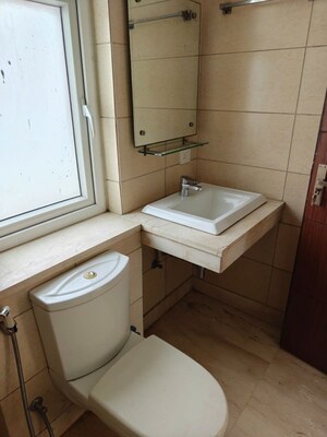 Bathroom in 3 BHK Apartment at Puri Diplomatic Residences, Sector 111 – for Rent