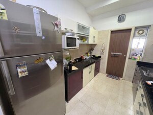 Kitchen in 3 BHK Apartment at LnT Realty Crescent Bay, Parel – for Rent