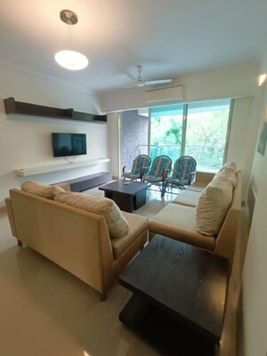 Living Room in 2 BHK Apartment at Bandra West – for Rent