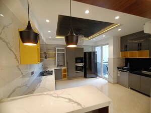 Kitchen in 4 BHK Builder Floor at Sushant Lok ii – for Sale