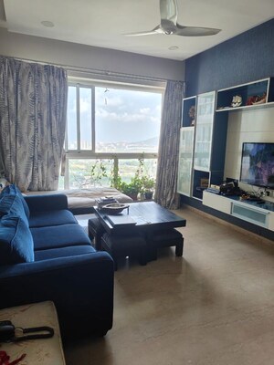 Living Room in 2 BHK Apartment at LnT Realty Crescent Bay, Parel – for Rent