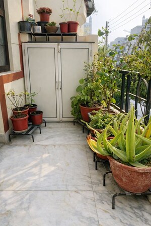 Balcony in 2 BHK Apartment at Uppal Southend, Sector 49 – for Sale
