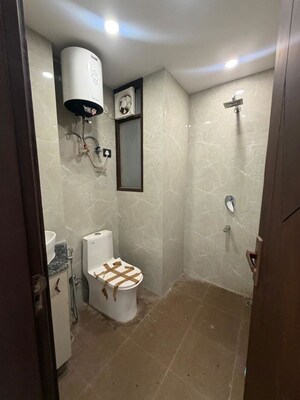 Bathroom in 3 BHK Builder Floor at Chattarpur – for Rent