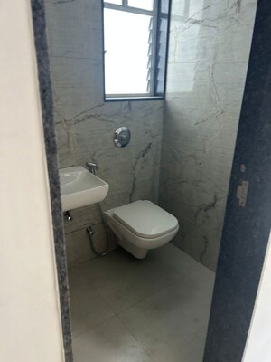 Bathroom in 3 BHK Apartment at Krishna Aviro, Mohammadwadi – for Rent