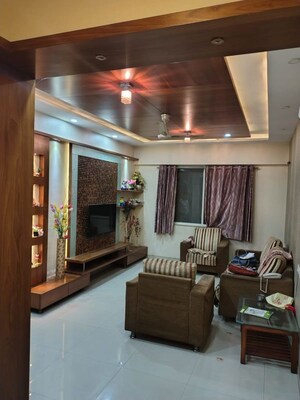 Living Room in 2 BHK Apartment at Suyog Padmavati Hills, Bavdhan – for Rent