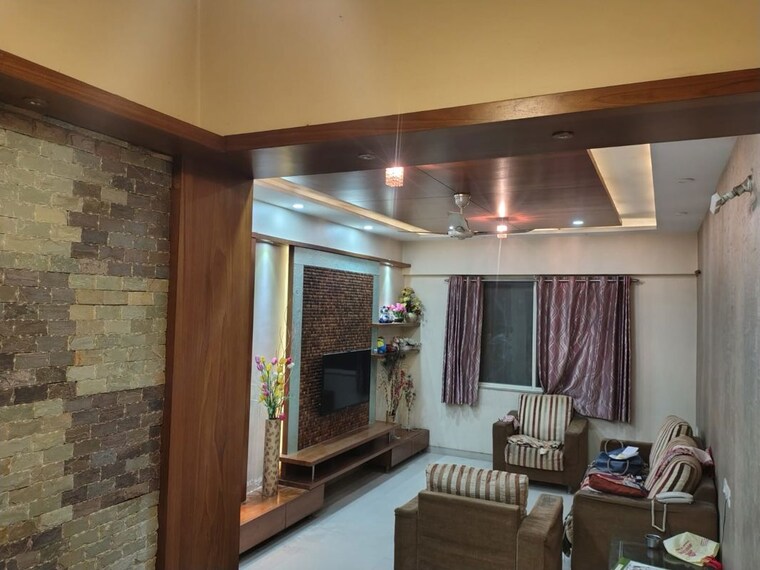 Living Room, suyog-padmavati-hills 2 Bedroom 1250 Sq.Ft. Apartment In Bavdhan Pune 10788131