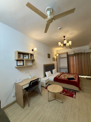 Living Room in 1 BHK Apartment at Nimbus The Golden Palm, Sector 168 – for Sale