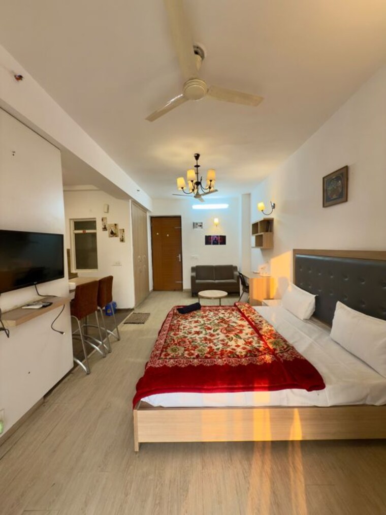 Bedroom, nimbus-the-golden-palm 1 Bedroom 506 Sq.Ft. Apartment In Sector 168 Noida 10788130