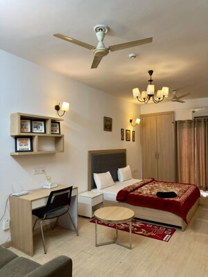 Living Room in 1 BHK Apartment at Nimbus The Golden Palm, Sector 168 – for Sale