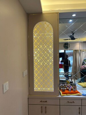 Living Room in 1 BHK Apartment at Je And Vee Om Trimurti, Malad East – for Sale
