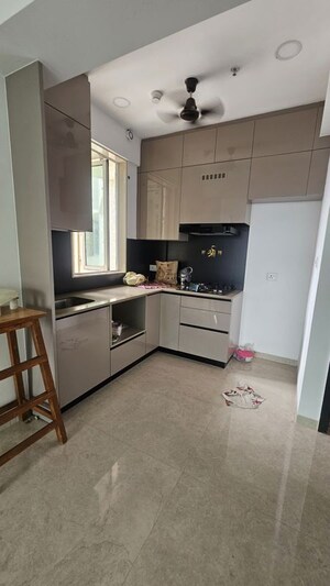 Kitchen in 1 BHK Apartment at Aurum Q Islands, Ghansoli – for Rent