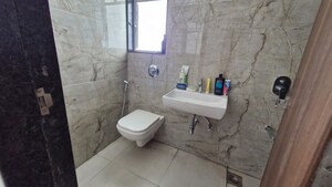 Bathroom in 2 BHK Apartment at Krishna Aviro, Mohammadwadi – for Rent