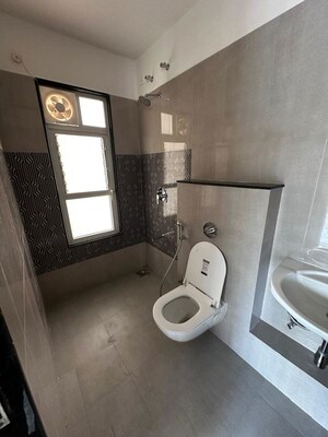 Bathroom in 4 BHK Apartment at K Raheja Sterling, Mohammadwadi – for Rent