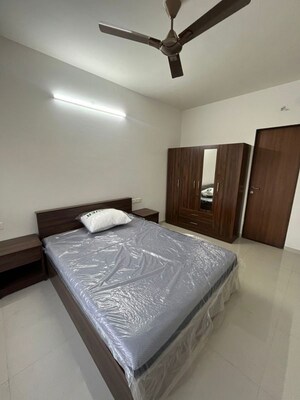 Master Bedroom in 2 BHK Apartment at K Raheja Sterling, Mohammadwadi – for Rent