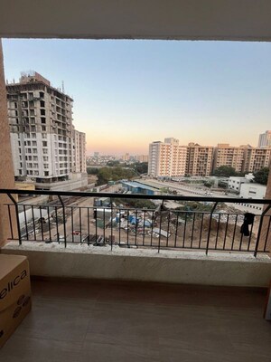 Balcony in 2 BHK Apartment at K Raheja Sterling, Mohammadwadi – for Rent