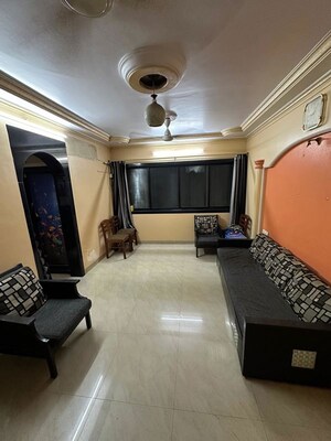 Living Room in 1 BHK Apartment at Om Shiv Shakti CHS, Gtb Nagar – for Rent