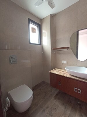 Bathroom in 4 BHK Builder Floor at Greater Kailash – for Rent