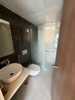 Bathroom in 2 BHK Apartment at Dosti West County, Balkum Pada – for Rent