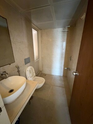 Bathroom in 2 BHK Apartment at Dosti West County, Balkum Pada – for Rent