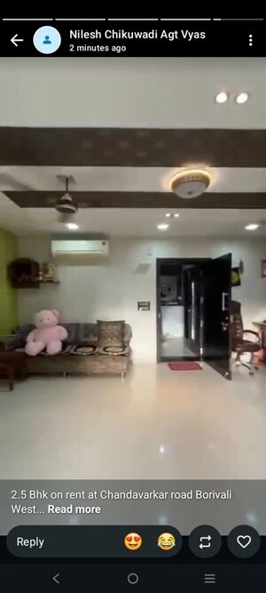 2 BHK Apartment For Rent in Kamla Prasanna Jeevan, Borivali West