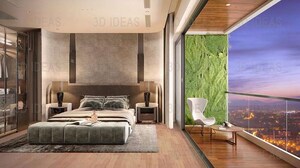 Living Room in 1 BHK Apartment at DTG Ashford, Borivali East – for Sale