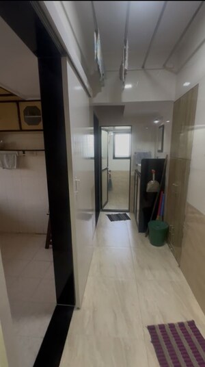 Building Lobby in 1 BHK Apartment at Runwal Plaza, Vartak Nagar – for Sale