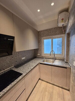 Kitchen in 2 BHK Builder Floor at Green Park – for Rent