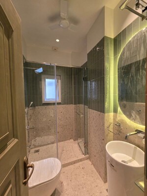 Bathroom in 2 BHK Builder Floor at Green Park – for Rent
