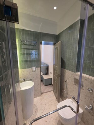 Bathroom in 2 BHK Builder Floor at Green Park – for Rent