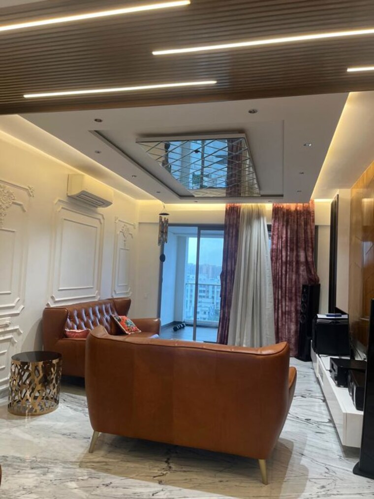 Living Room, kasturi-epitome 5 Bedroom 2600 Sq.Ft. Apartment In Wakad Pune 10788589