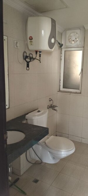 Bathroom in 3 BHK Apartment at Antriksh Golf View, Sector 78 – for Rent