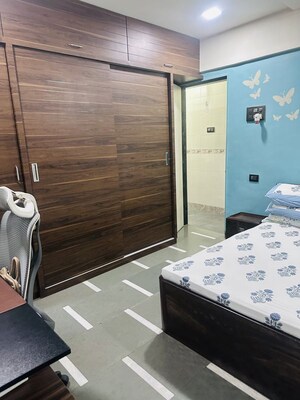 Kitchen in 1 BHK Apartment at Runwal Plaza, Vartak Nagar – for Rent