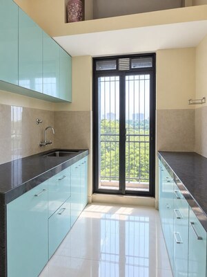 Kitchen in 2 BHK Apartment at Rustomjee Virar Avenue L1 L2 And L4 Wing K, Virar West – for Rent